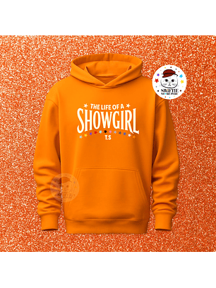 Polera Naranja Bordada The Life of a Showgirl ERAS
