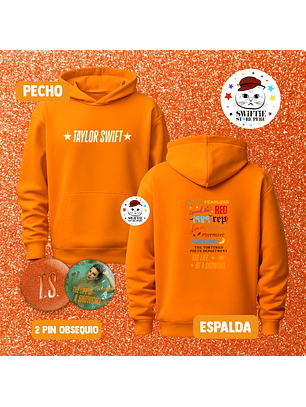 Polera Doble Bordado con Capucha ERAS ⭐️ (Showgirl)