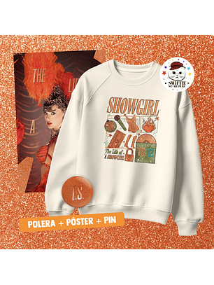 Polera Estampada - The Life of a Showgirl TS12 🧡