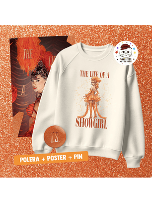 Polera Estampada - The Life of a Showgirl TS12 🧡🧡
