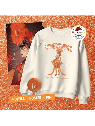 Polera Estampada - The Life of a Showgirl TS12 🧡🧡