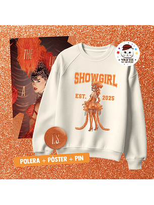 Polera Estampada The Life Of a Showgirl EST. 2025 TS12