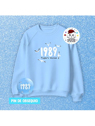 Taylor Swift - Polera Bordada 1989 (Taylor’s Version) Celeste