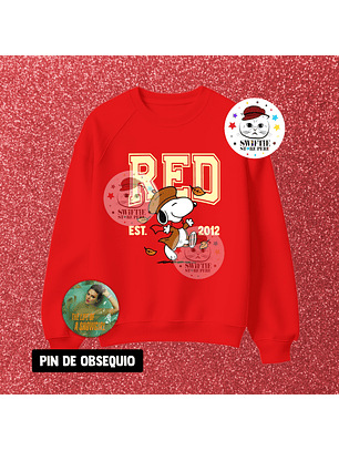 Polera Estampada RED (Snoopy) Rojo