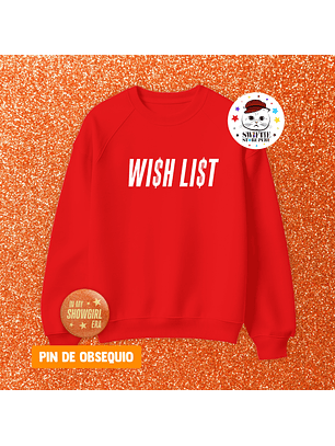 Polera Bordada - Wish List (Rojo) Showgirl TS12