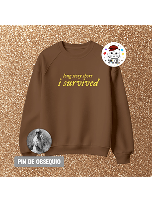 Polera Bordada - long story short, I survived