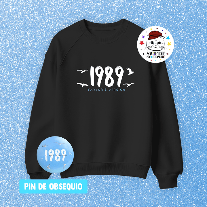 Polera Bordada - 1989 (Taylor’s Version) Negro 1