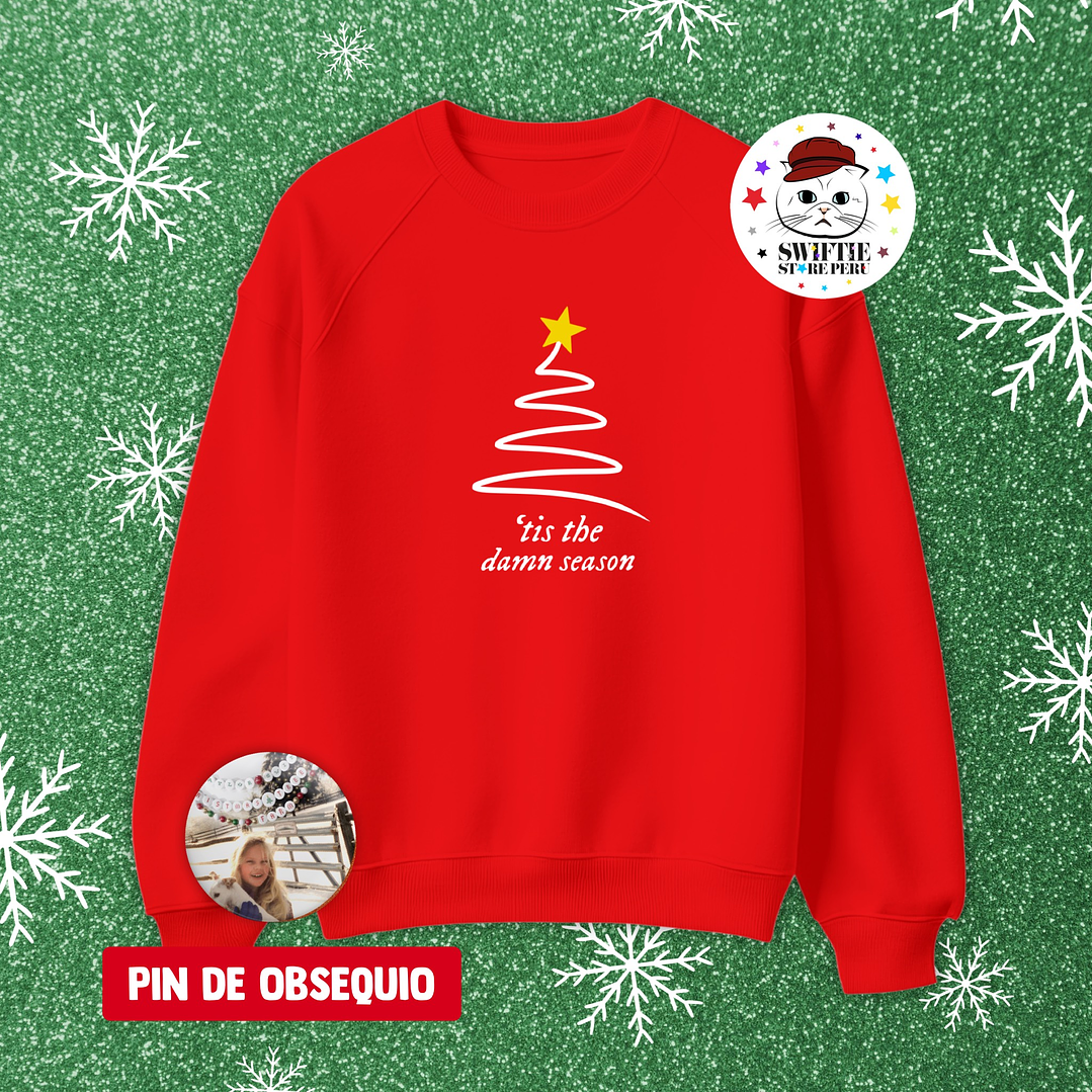Polera Bordada - ‘tis the damn season (Navidad) 2
