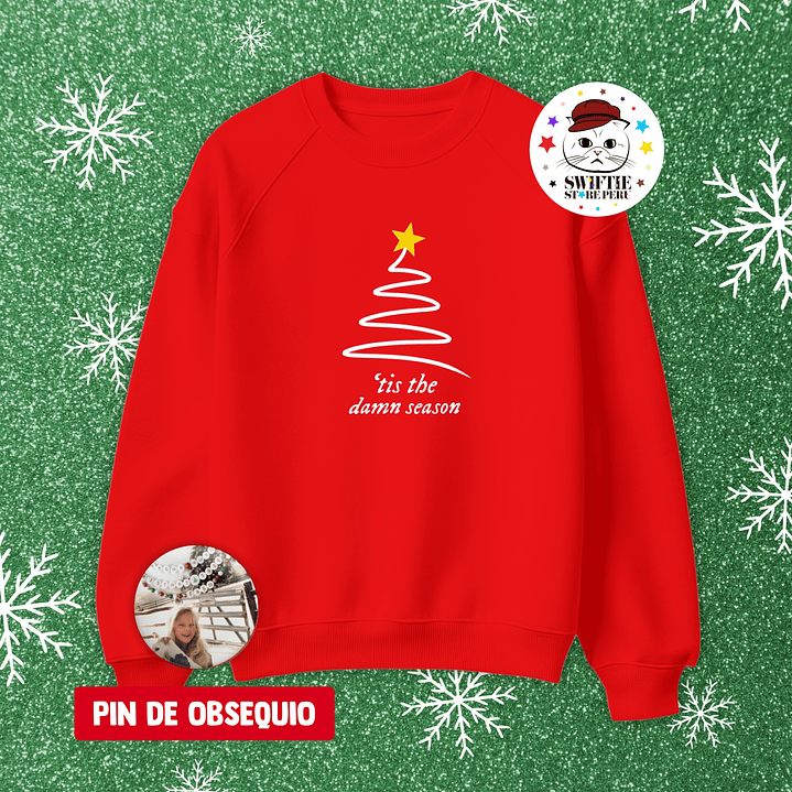 Polera Bordada - ‘tis the damn season (Navidad) 2