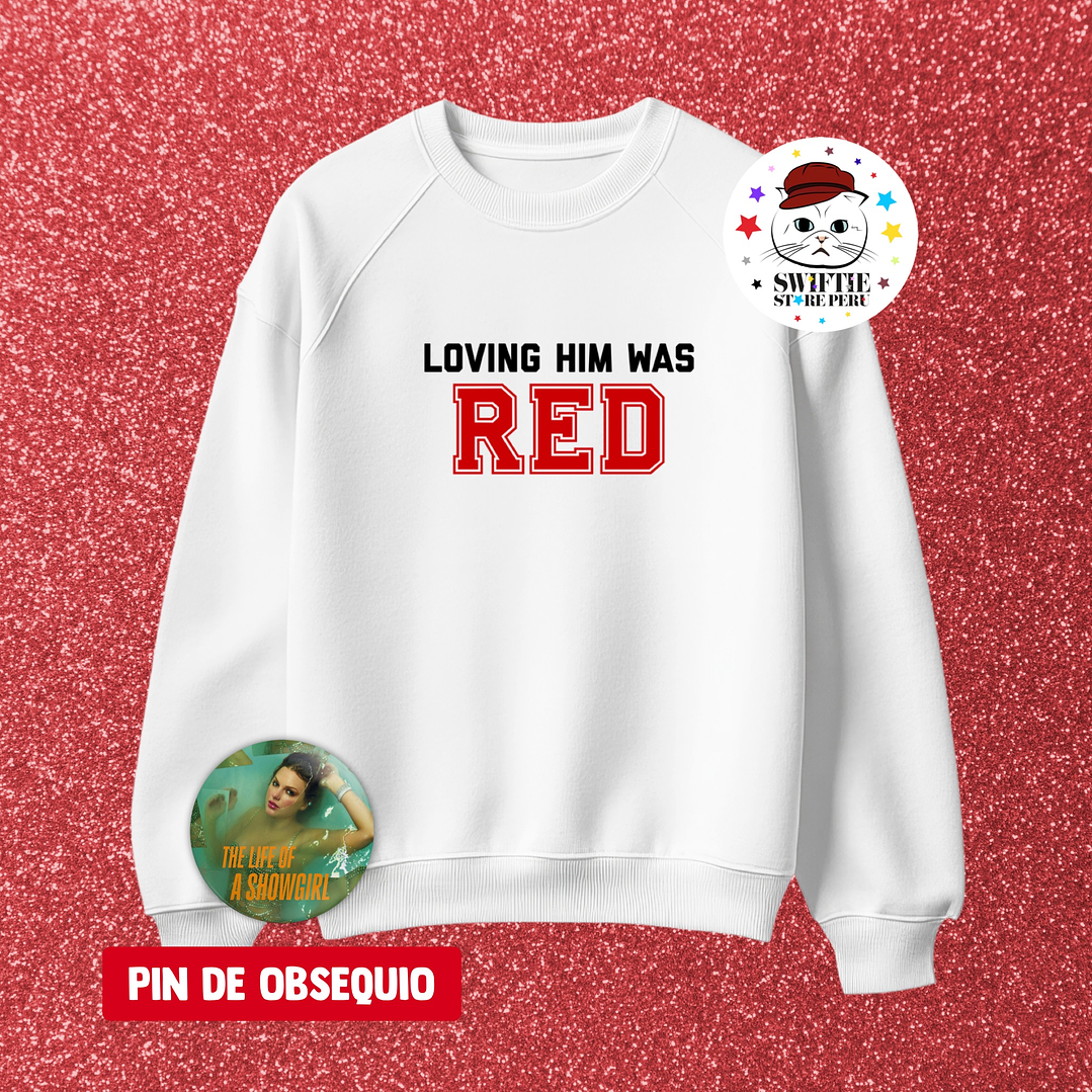 Polera Bordada - Loving him was RED 1