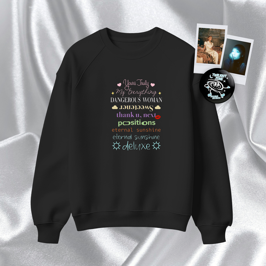 Ariana Grande - Polera Bordada Eras 1