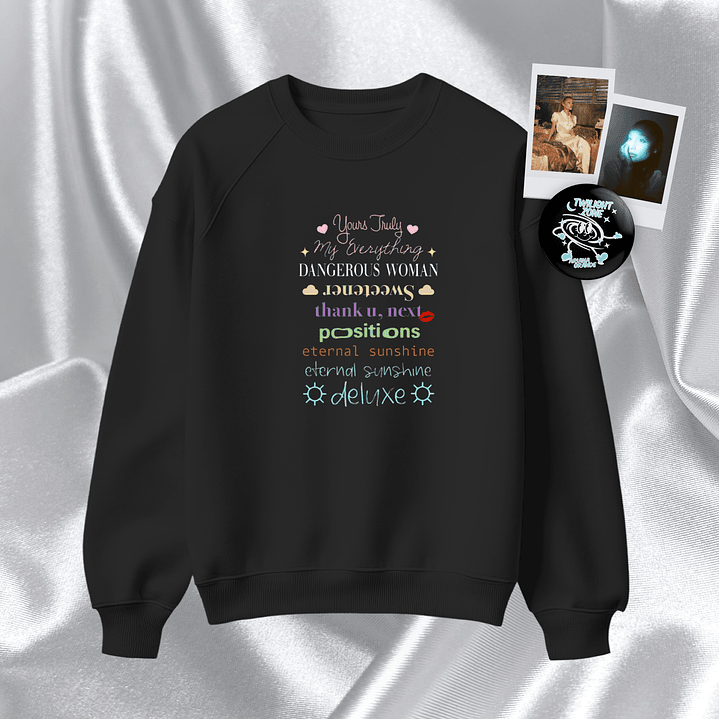 Ariana Grande - Polera Bordada Eras 1