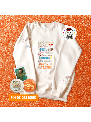 Taylor Swift - Polera Bordada 12 Eras ⭐️ (Showgirl)