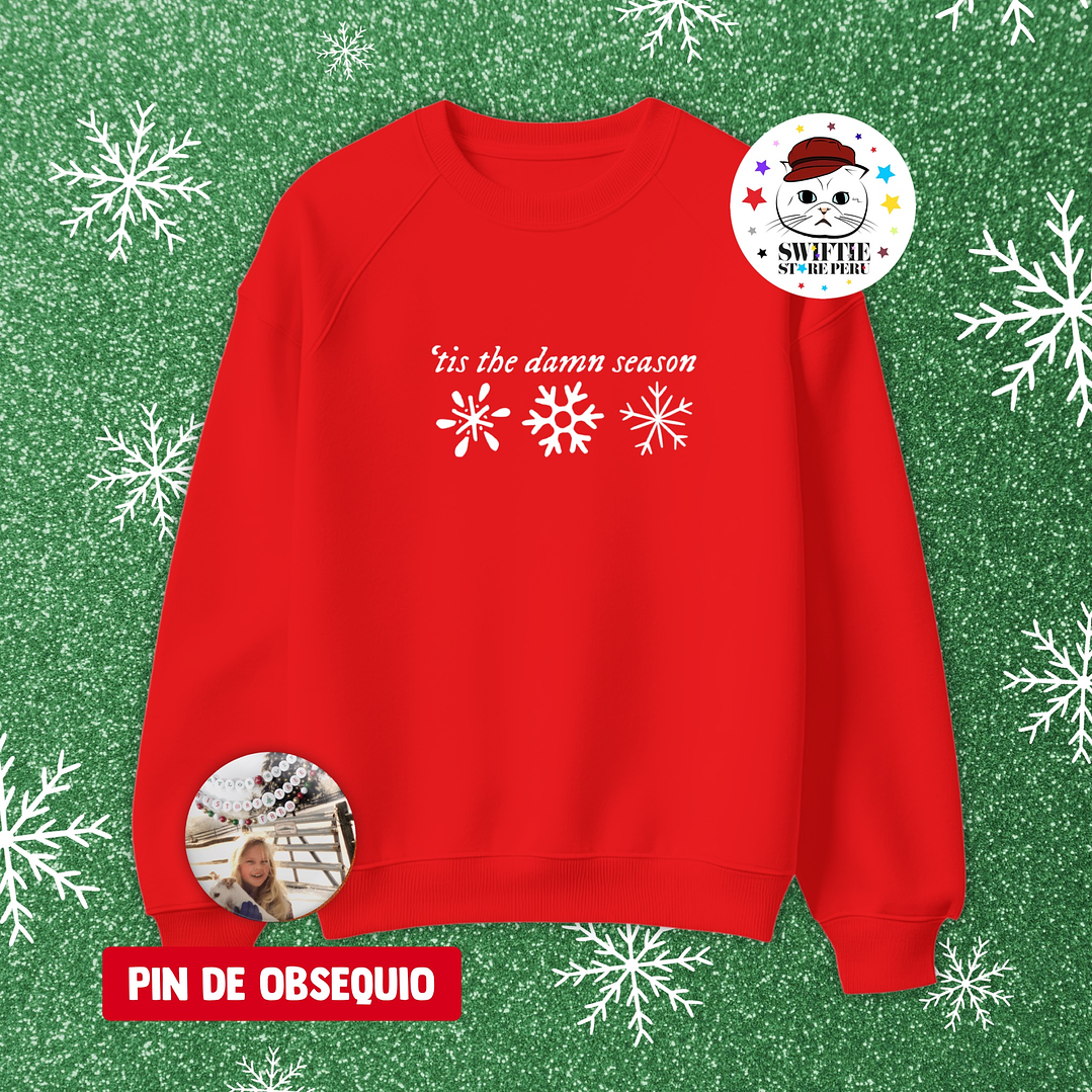 Polera Bordada - ‘tis the damn season (Navidad) 2