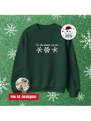 Polera Bordada - ‘tis the damn season (Navidad)