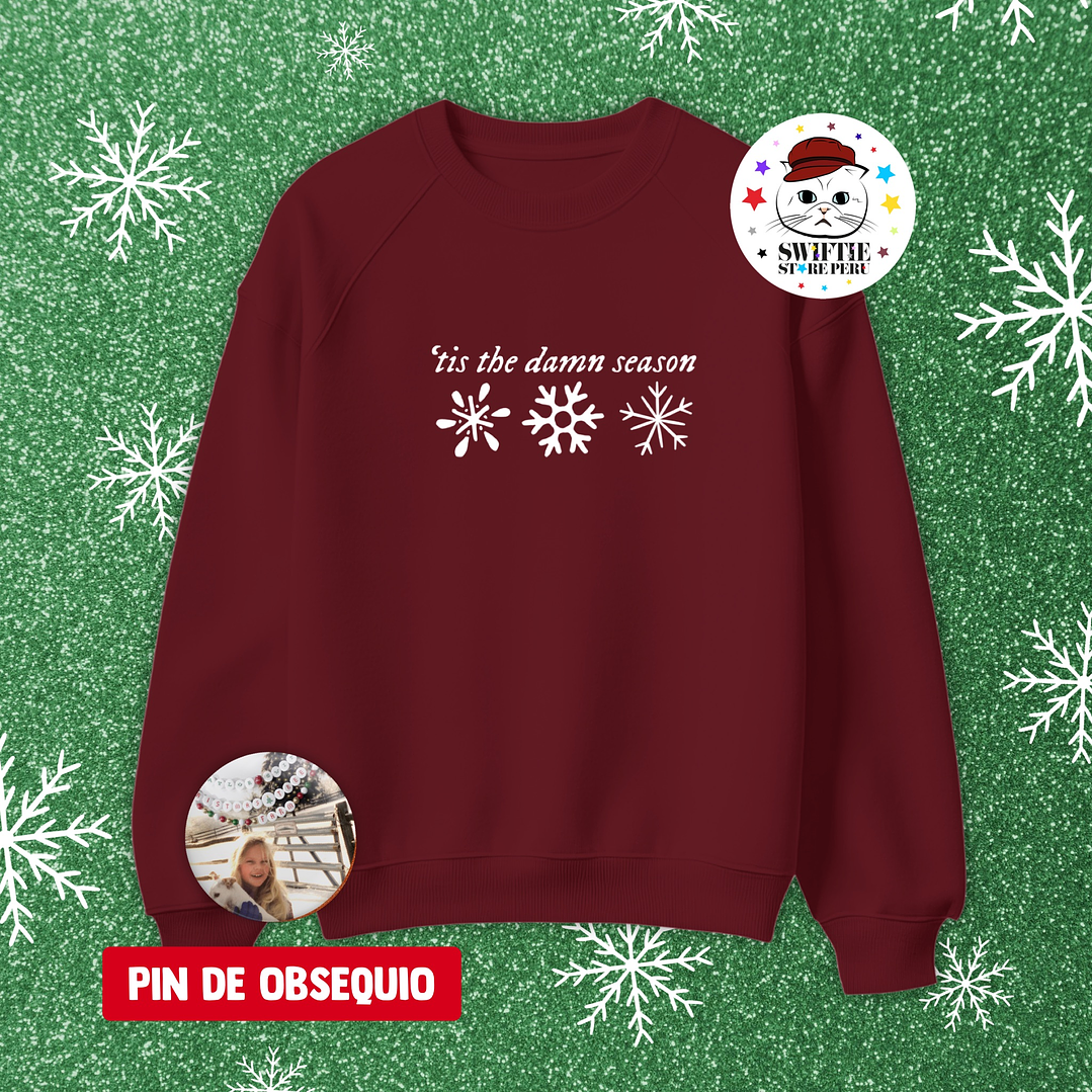 Polera Bordada - ‘tis the damn season (Navidad) 3