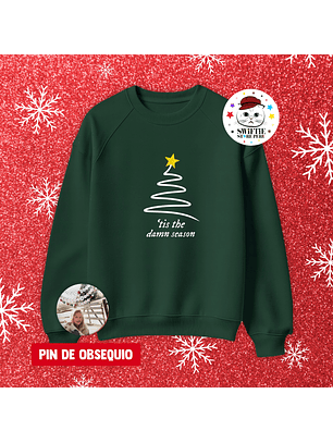 Polera Bordada - ‘tis the damn season (Navidad)
