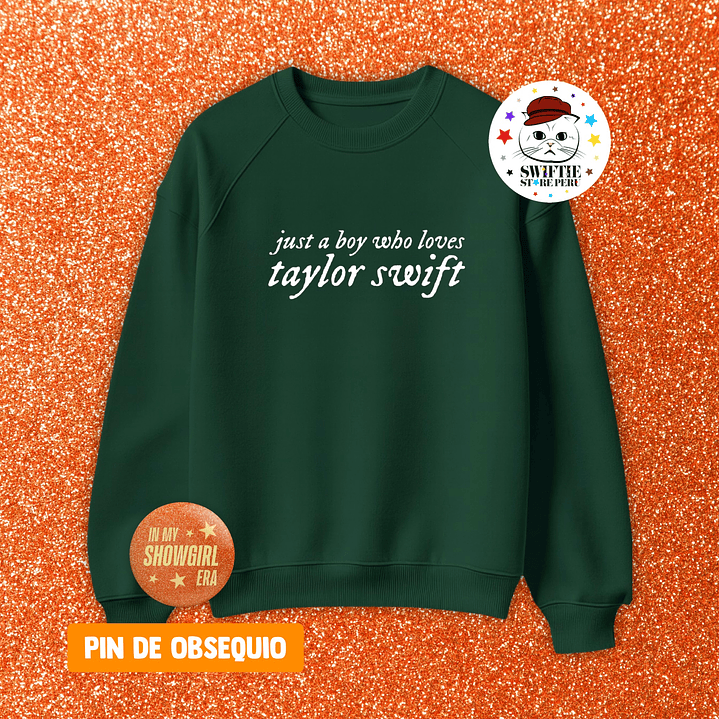 Polera Bordada - just a boy who loves taylor swift 6