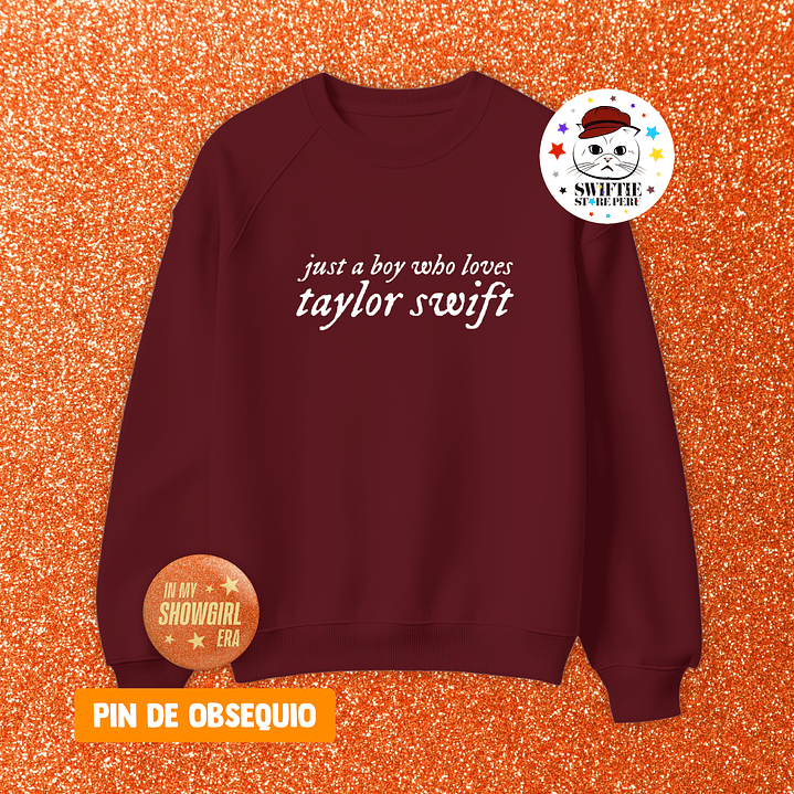 Polera Bordada - just a boy who loves taylor swift 2