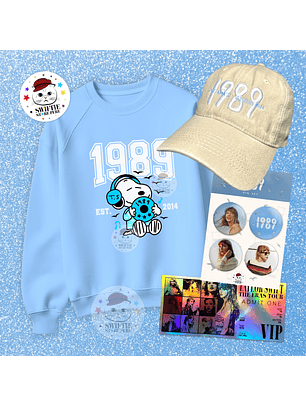 Pack 1989 - Polera + Gorra + Set 4 Pin + Ticket VIP