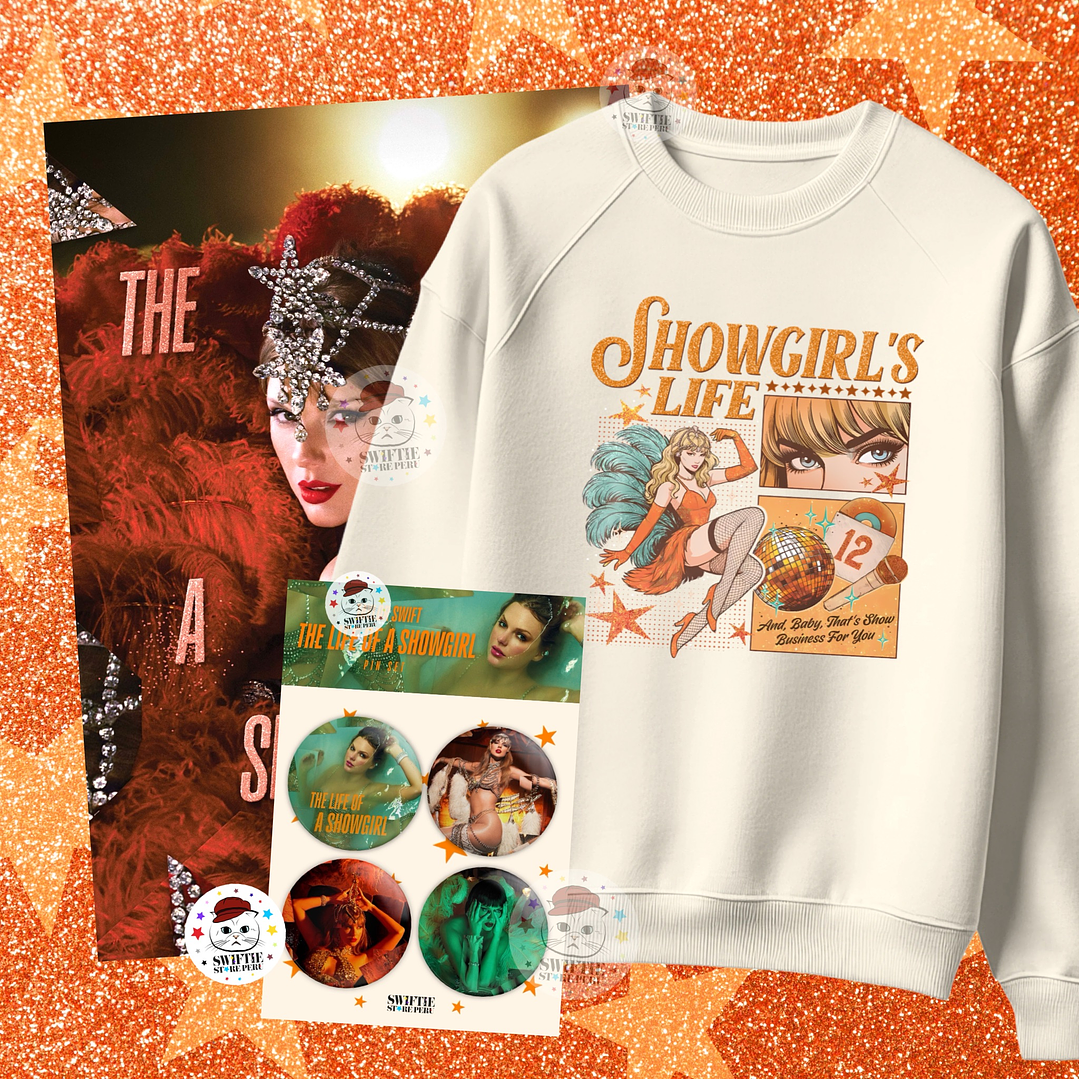 Pack The Life of a Showgirl #5 (Polera Estampada + Poster + Set 4 Pin) 1
