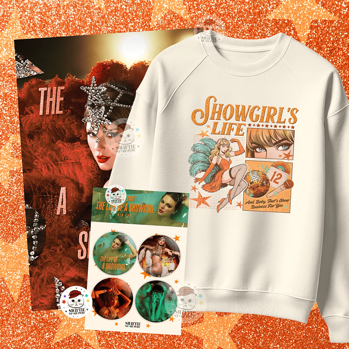 Pack The Life of a Showgirl #5 (Polera Estampada + Poster + Set 4 Pin) 1