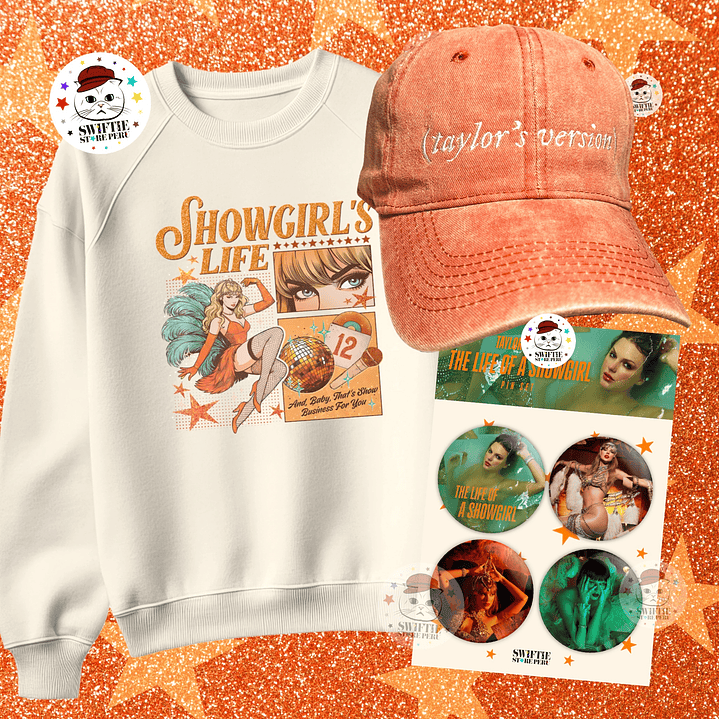 Pack The Life of a Showgirl #7 (Polera + Gorra + Set 4 Pin) 1