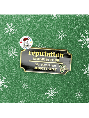 PIN BRONCE TICKET REPUTATION