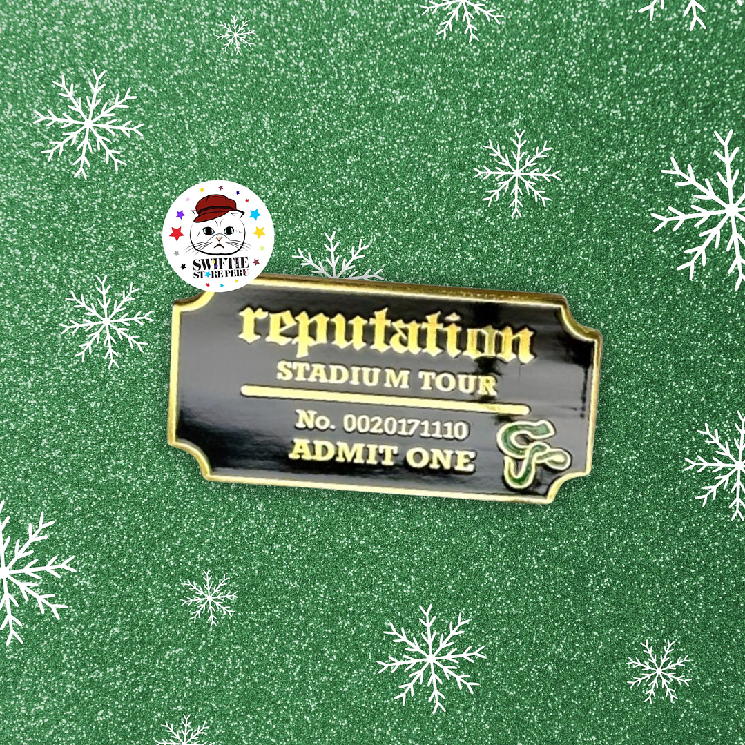 PIN BRONCE TICKET REPUTATION 1