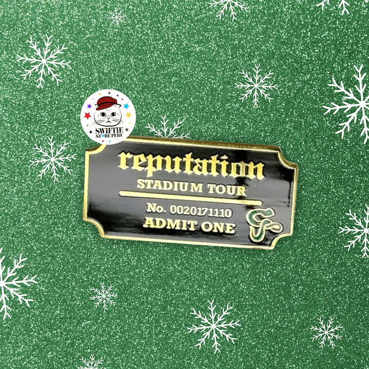 PIN BRONCE TICKET REPUTATION 1