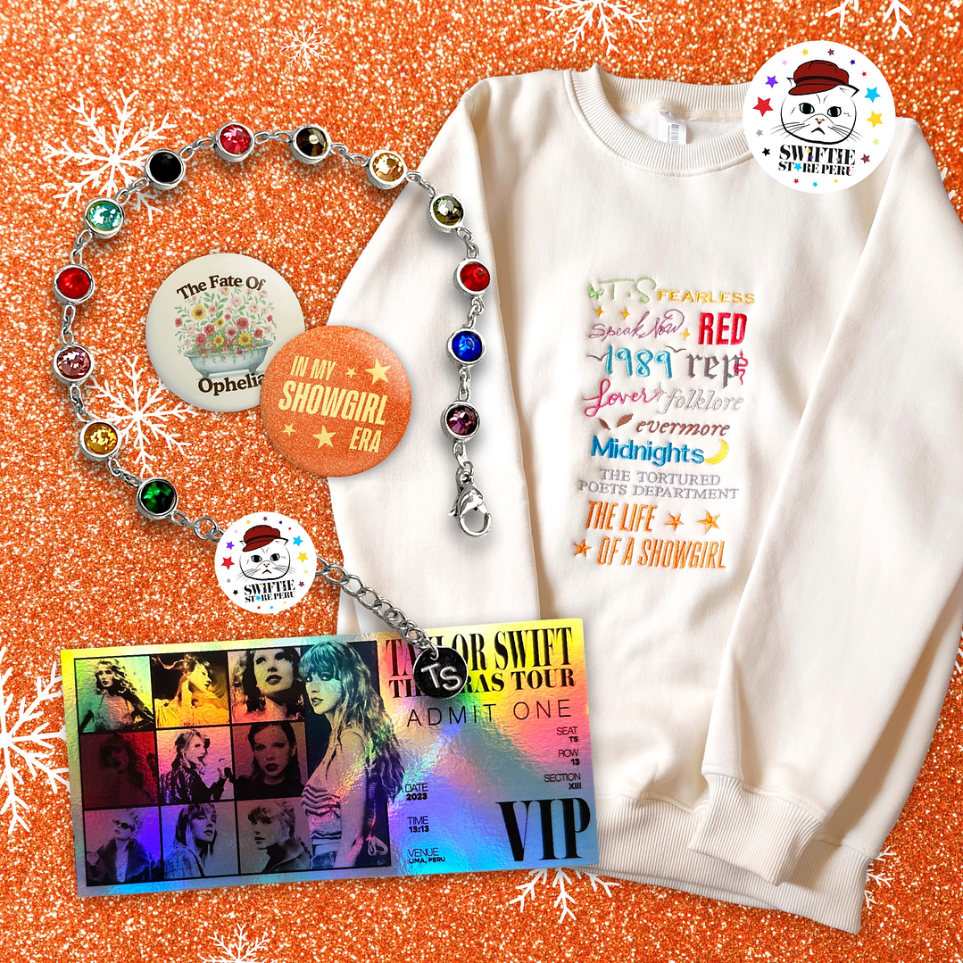PACK 12 ERAS #1 (Polera + Brazalete + Pin + Ticket) 2