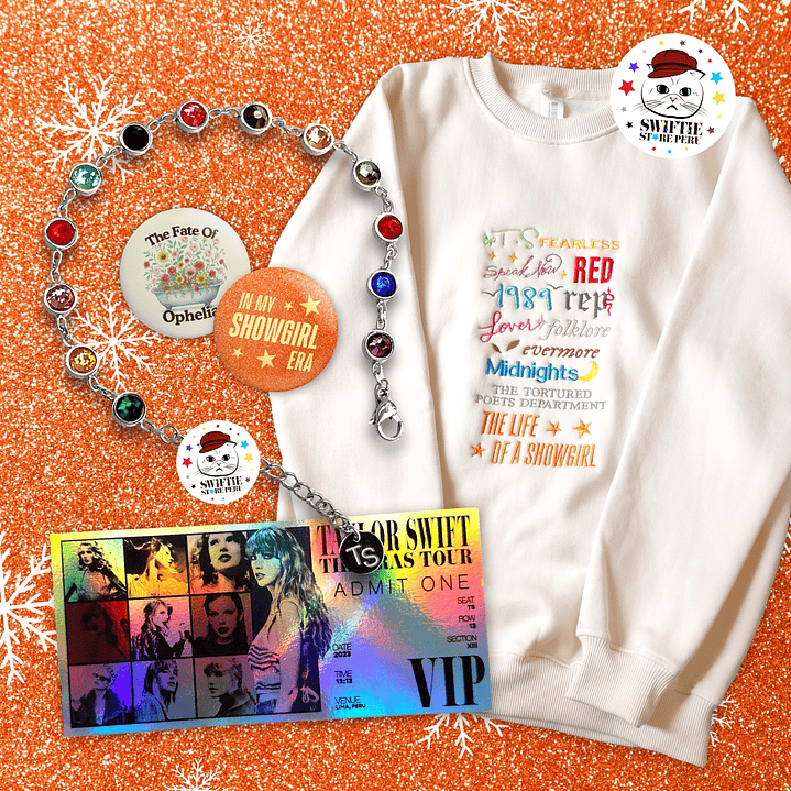 PACK 12 ERAS #1 (Polera + Brazalete + Pin + Ticket) 2