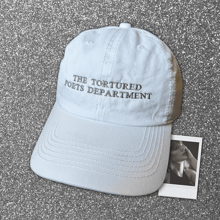 GORRA BORDADA THE TORTURED POETS DEPARTMENT (LIQUIDACIÓN🚨) 1