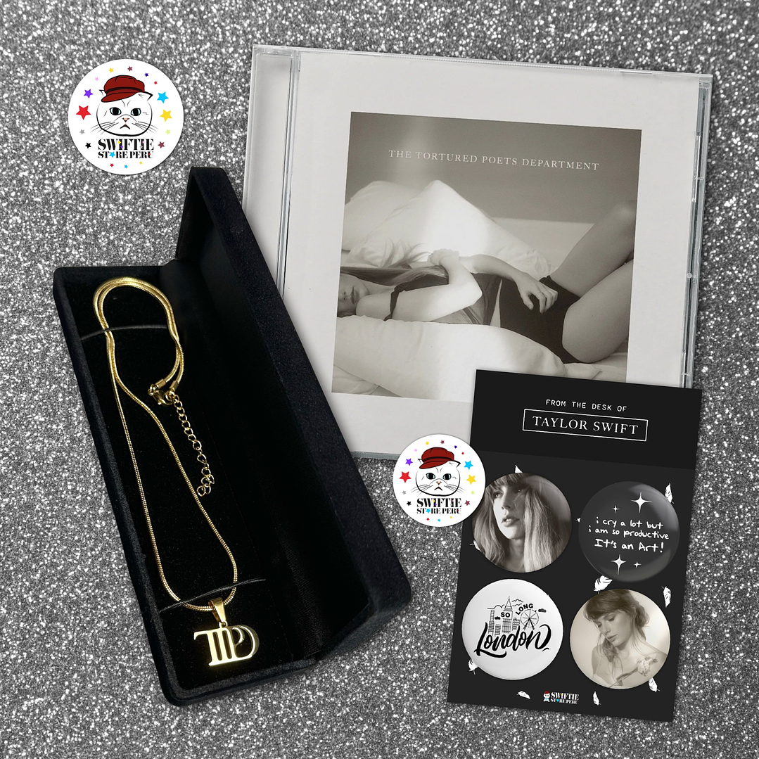 Pack The Tortured Poets Department (CD + Collar + Set Pin) 1