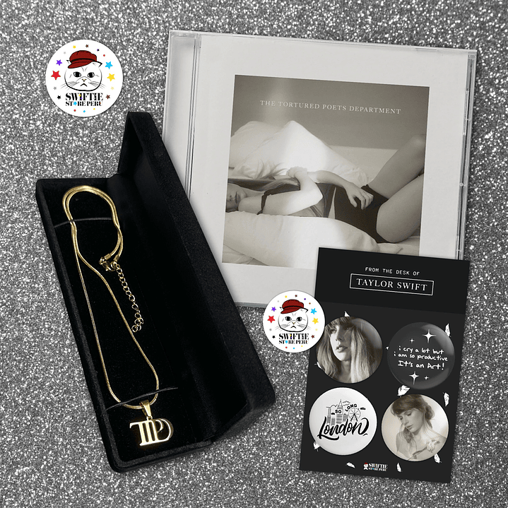 Pack The Tortured Poets Department (CD + Collar + Set Pin) 1