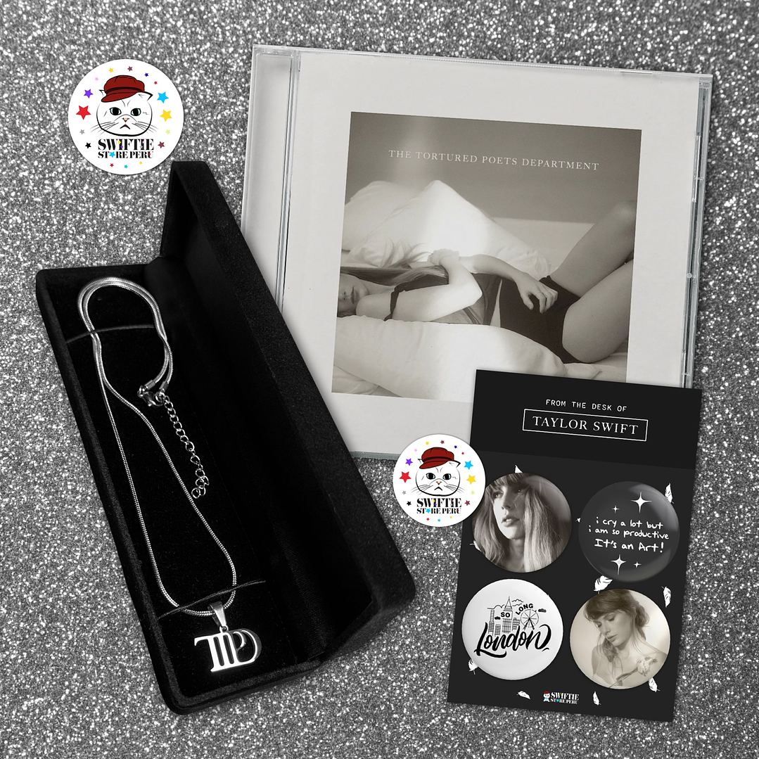 Pack The Tortured Poets Department (CD + Collar + Set Pin) 2