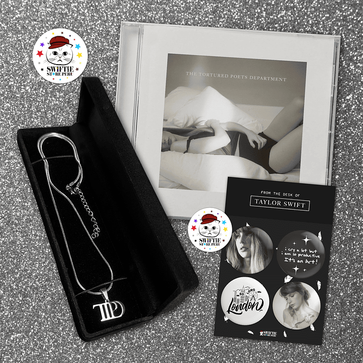 Pack The Tortured Poets Department (CD + Collar + Set Pin) 2