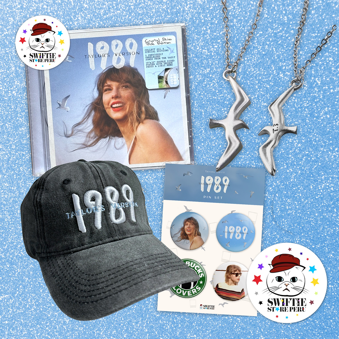 Pack 1989 (Taylor’s Version) Gorra + CD + Collar + Set 4 Pin 1