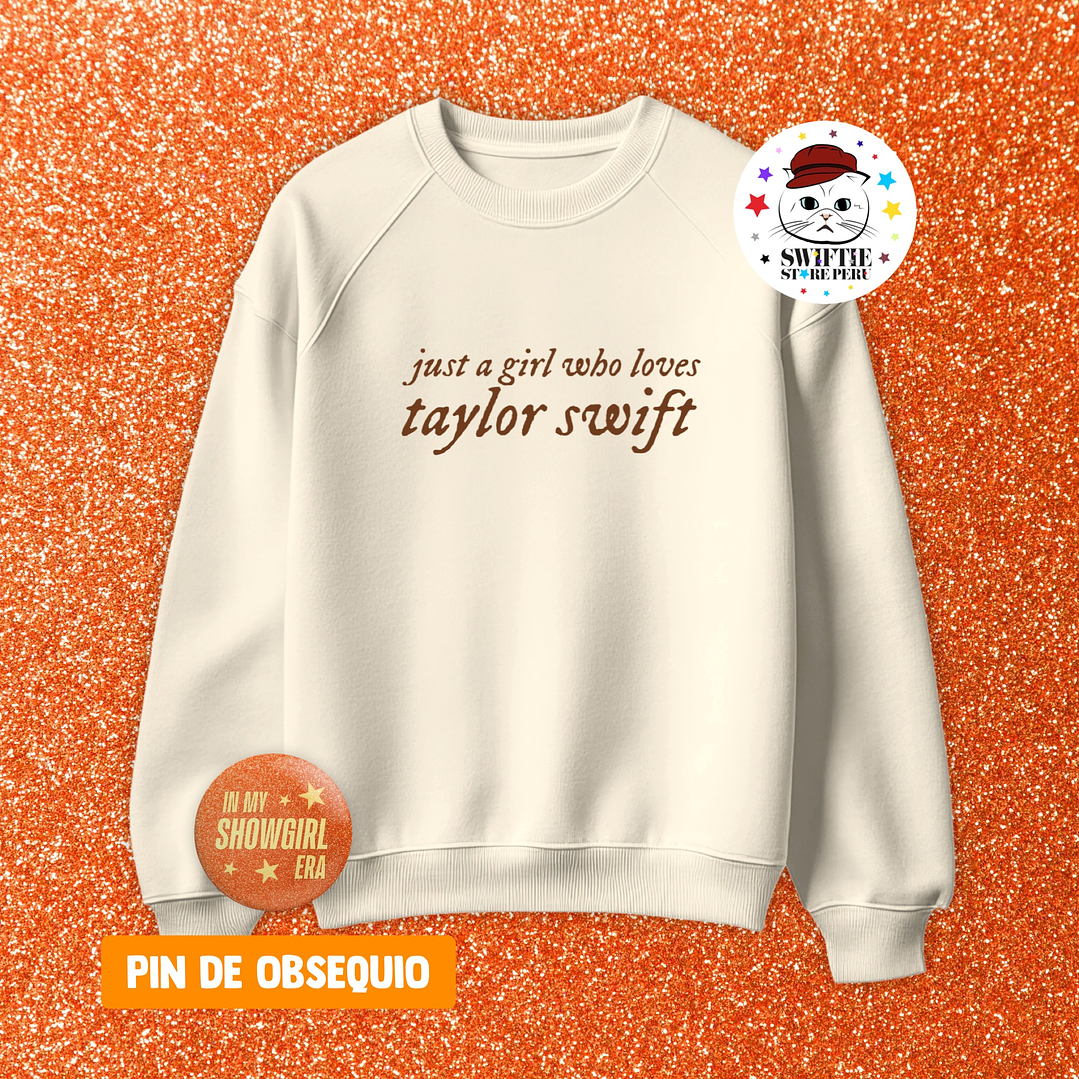 Polera Bordada just a girl who loves taylor swift 6
