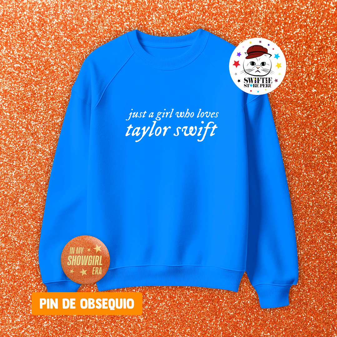 Polera Bordada just a girl who loves taylor swift 10