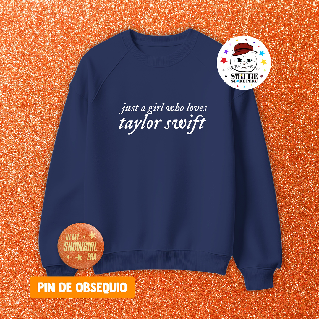 Polera Bordada just a girl who loves taylor swift 4