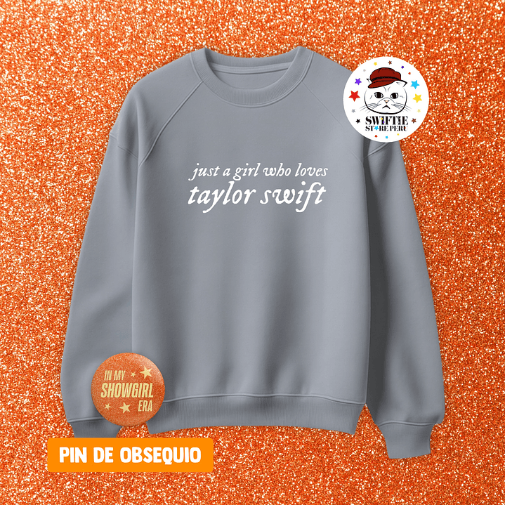 Polera Bordada just a girl who loves taylor swift 11