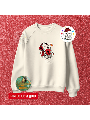 Polera Bordada - RED (Snoopy)