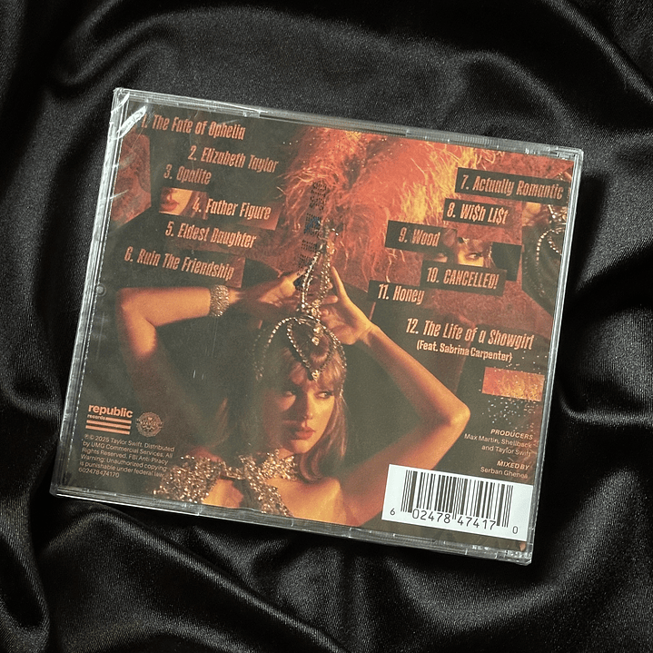 LIQUIDACION - CD AUTOGRAFIADO SHOWGIRL #2 (SIGNED) 2