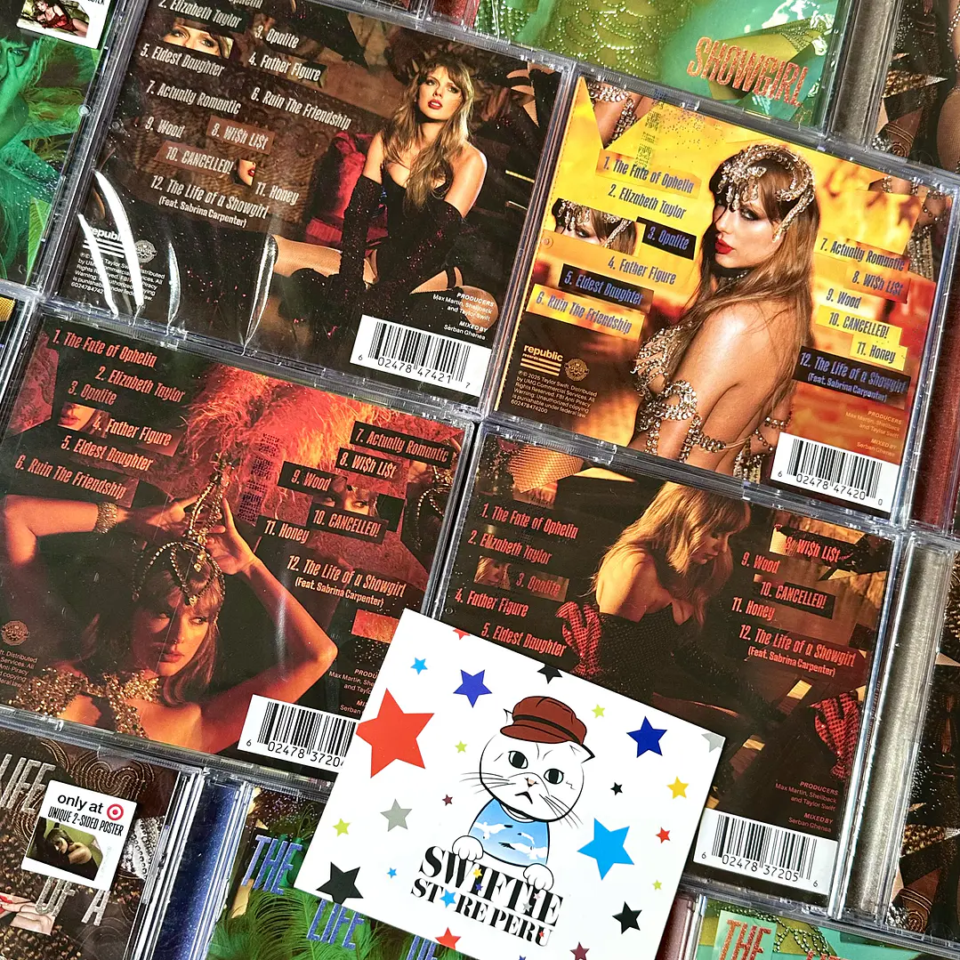 Pack Showgirl 4 CDs (Target) + 4 Posters + 4 Pines 3