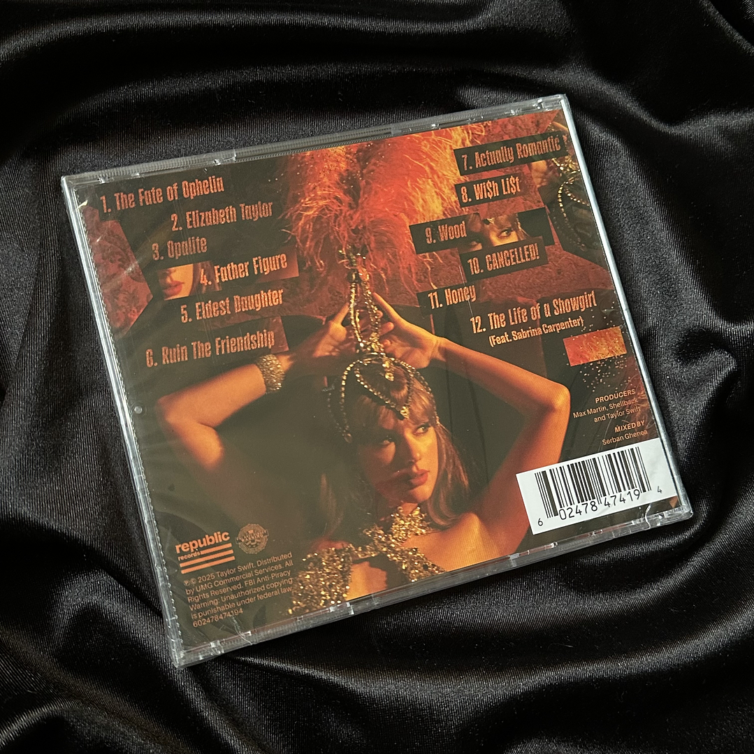 LIQUIDACIÓN - The Life of a Showgirl CD Firmado (Signed) #4 2