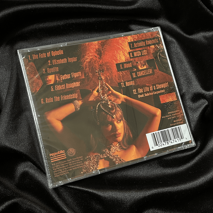 LIQUIDACIÓN - The Life of a Showgirl CD Firmado (Signed) #4 2