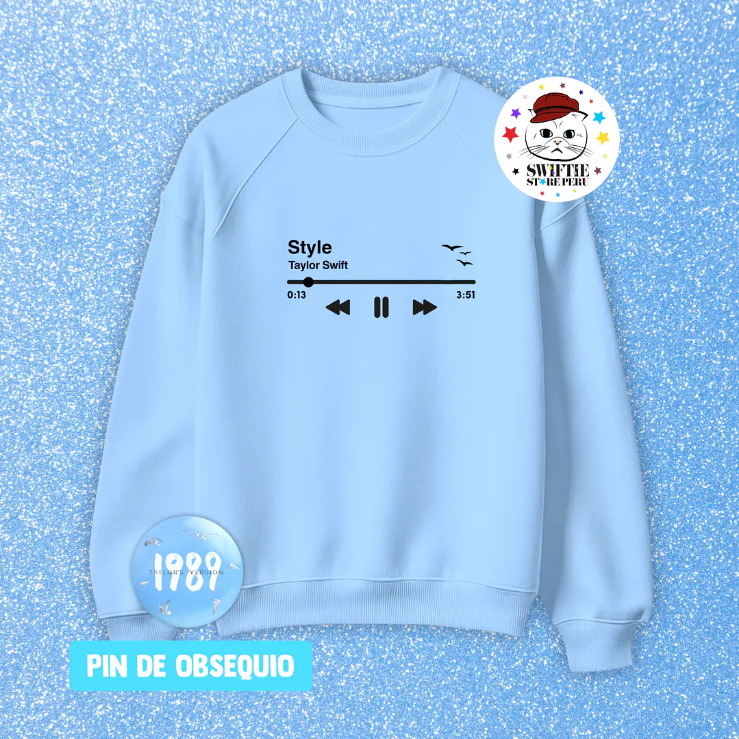 Polera Bordada Canción Favorita “STYLE” - 1989 1
