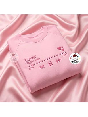Polera Bordada Canción Favorita “Lover” - Lover