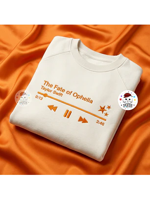 Polera Bordada Canción Favorita - The Fate Of Ophelia (Showgirl)